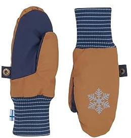 Finkid Kinder Rukkanen Handschuhe, Almond-Navy, S