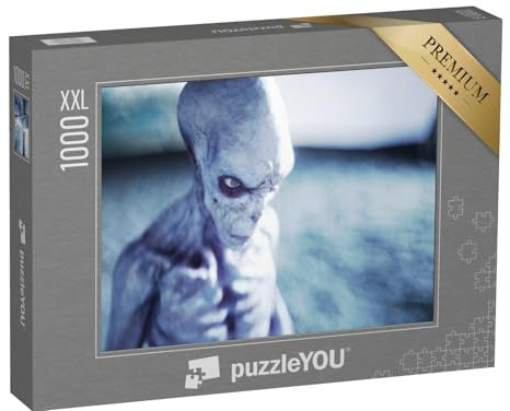 Puzzle 1000 Teile XXL „Alien auf Planet, eine 3D-Illustration“ – aus der Puzzle-Kollektion Fantasy