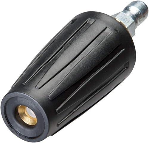 YUET Pressure Washer Accessories Rotating Turbo Nozzle, 2.5 GPM 3600 PSI 025 Rotating Spray Turbo Nozzle Gun 1/4 Quick Connect, Pressure Washer Cleaner Gun Nozzle Accessory (025)