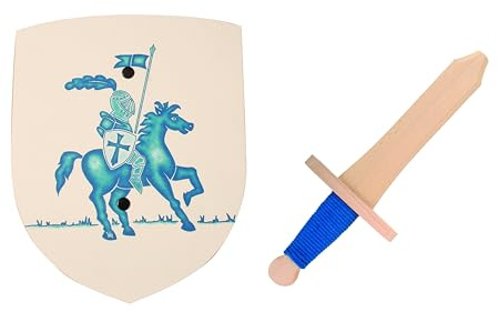 V A H - Mini Ritter Set Albert inklusive Kurz-Schwert für die kleinsten Ritter [Made in Germany | echtes Handwerk]