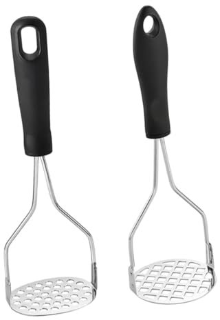 TOPBATHY 2 Pz Pressa di Schiacciapatate Piccolo Strumenti Domestici Schiacciapatate a Mano Strumento di Avocado Schiacciapatate da Cucina Schiacciapatate per Uso Domestico Silver
