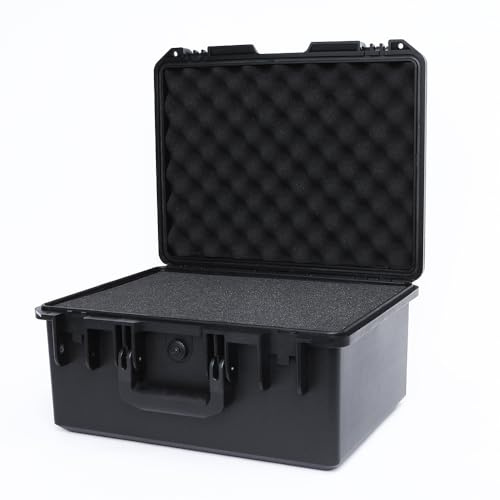 AxiGear 40,6 cm wasserdichte Hartschalenkoffer mit anpassbarem Schaumstoffeinsatz (40,6 x 33 x 20,3 cm)