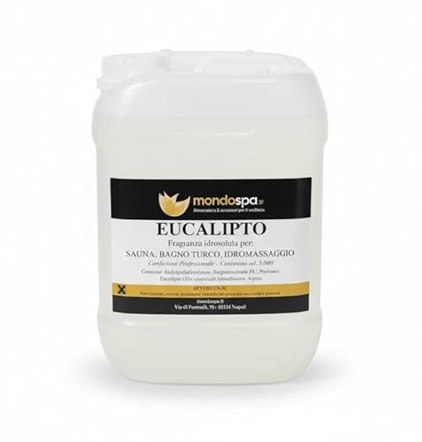Aceite esencial para sauna y baño turco (5 L, eucalipto)