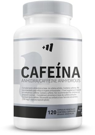 MM SUPPLEMENTS - Cafeína - 120 Cápsulas Vegetales - Rápida Absorción - Aumenta la Energía - Mejora Rendimiento Físico y Mental - Retrasa la Aparición de Fatiga