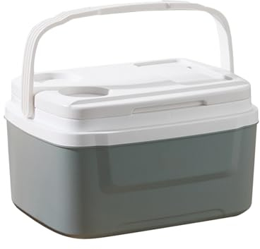 Camping Coolers, 8L Car Fridge Portable Freezer Cooler, Portable Lunch Box with Handle Car Refrigerator Large Capacity Ice Chest for Tailgating Road Trips Outdoor