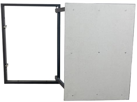 Trappe de visite à carreler OK Time 70 x 50 cm – cadre acier avec plaque en ciment hydrofuge – ouverture push-to-open Click-Clack – accès invisible pour plomberie et technique dans la salle de bain