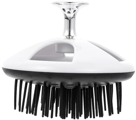 Healeved Kompakte Kopfhaut Massagebürste aus Polypropylen und Tpee für Sanfte Massage und Einfache Handhabung für Zuhause und Reisen