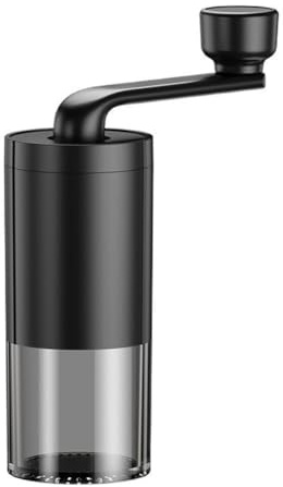 WIIYENA Macinacaffè portatile con macinino elettrico regolabile per macinare chicchi di caffè Accessori da cucina, nero