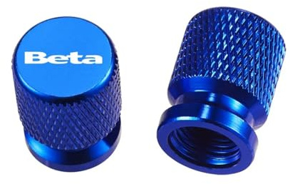 Bouchon de Valve Pneu Moto usiné CNC Lot 2 Bouchon pour Enduro Trial Alp Motard 500 RR-S X-Trainer 50 RR Accessoires Moto - Bouchons De Valve(Blue)