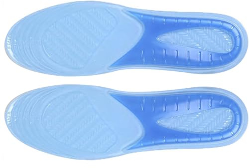 Ipetboom Atmungsaktive Gelpolster Einlegesohlen für Damen und Herren Rutschfeste Sport Schuhsohlen Komfortabel und Zuschneidbar für Lange Spaziergänge und Sommer