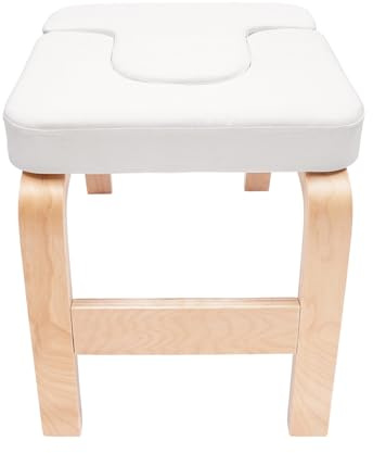 TONFEION Tabouret de yoga, tabouret d'inversion jusqu'à 200 kg, chaise de yoga pour débutants, repose-tête amovible, appareil de fitness 2 en 1 pour banc de méditation, exercices des hanches