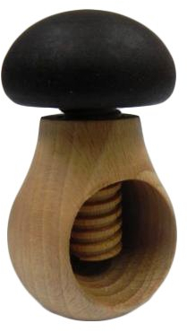 Wooden World Nutcracker Mushroom - VERY SOLID - Dark Brown