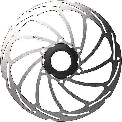 BBB Cycling Unisex-Adult CenterStop BBS-121 Fahrrad Center Lock Edelstahl-Bremsscheibe mit Verschleißanzeige für Road Mountain E-Bikes