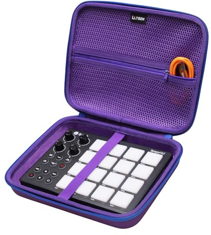 LTGEM EVA Hard Case Compatible with Fifine/Tenlamp Gaming Audio Mixer and Xjam Professional MIDI Pad Controller/Synido Beat Maker Machine (Only Case)