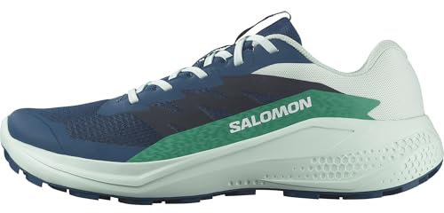 SALOMON Uomo Alphaglide, Scarpe da Trekking Versatili per il Comfort, Escursioni e Corsa Trail per Avventure all'Aperto, Poseidon Bay Parakeet, 45 1/3 EU
