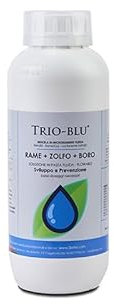 TRIO-BLU® Rame 16%, Zolfo 20% e Boro 0,2% concime liquido - 500gr
