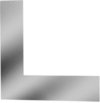 FewNvWa Llana para Esquinas Exteriores E Interiores de 90° Llana para Dar Forma a Las Esquinas Profesional Portátil para Tratar Superficies Lisas Acero Inoxid, 25x25cm