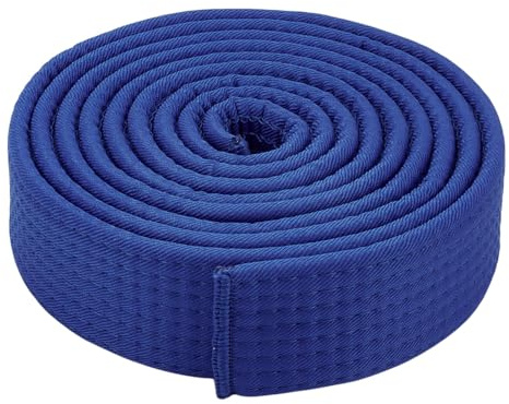 PLIGREAT Taekwondo Ranglistengürtel 240x4cm Polyester Karate Judo Gürtel Kampfkunst Ranking Judo Gürtel Für Erwachsene Kinder Lehre Blau