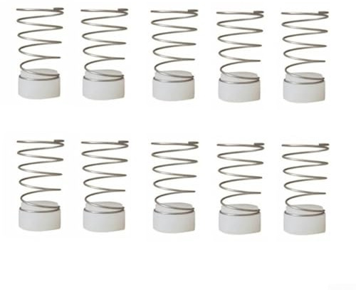 Set di 10 guarnizioni in gomma e metallo per compressori d'aria per pastiglie progettate per manutenzione e riparazione di compressori tipo 65