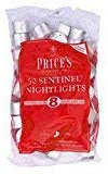 Prices Lot de 50 bougies chauffe-plat sentinelles/veilleuses, blanc, 100