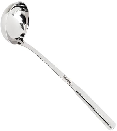 Viking Culinary Stainless Steel Deep Ladle, Ergonomic Stay-cool Handles, Dishwasher Safe
