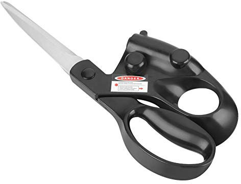 Delaman Professional Laser Guided Infrared Positioning Scissors for DIY Sewing
