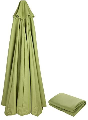 HanOBC 3 m 8 Rippen Terrassenschirm Ersatz Baldachin Outdoor Marktschirm Ersatz Top Sonnenschirm Terrassenschirme Tischschirme für den Außenbereich (nur Baldachin)