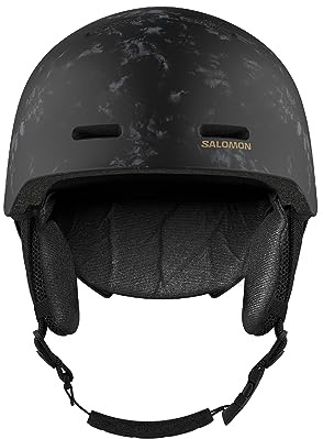 SALOMON ORKA Tie & Dye Casco da Sci Junior, Nero, Taglia M, Leggero con Aerazione Ottimizzata