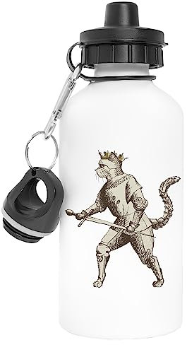 Hopestly Hemanimals - Fiore De Liberi Aluminium Wiederverwendbar Sport Reise Wasserflasche Weiß Reusable Travel Water Bottle White