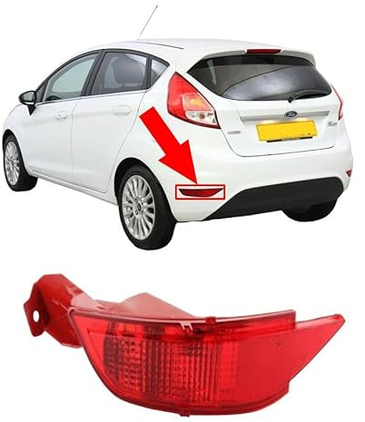 Rear Bumper Reflector Fog Light Left For Ford Fiesta Mk6 Mk7 8A6115K273 AD