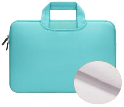 UnoSheng Sacs grille-pain Sac d'ordinateur coloré pour ordinateur portable avec poches Gilet pour enfants avec poches, Vert menthe., C