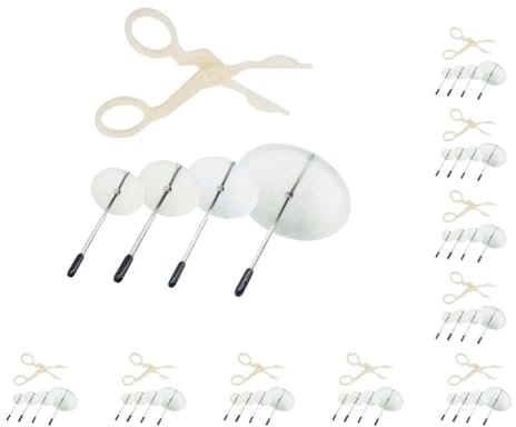 10 Set Piping Flower Scissor Accessories Flower Nail for Cookies Fondant Cake