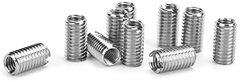 Yusat M6xM8 Gewindeeinsatz 20 Mm Länge M8 auf M6 Reduzierschraube 6×3×1 10 Stück Gewindeeinsätze Männlich Weiblich Reduziermutter Edelstahl Reparaturwerkzeug