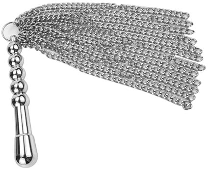 BDSM Exotic Whip Metall Peitsche mit Anal Plug Griff SM Peitschen Reitgerte Spanking Gerte Exotik Whip Flogger Bdsms Spielzeug Hart Rohrstock Bestrafung für Rollenspiel Paare Sklaven Sex