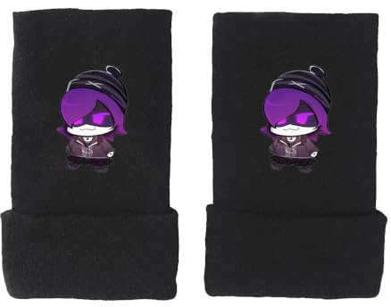 Murders Cyn N V J Winter Handschuhe, Warme Laufhandschuhe, Leichte, Winddichte Und rutschfeste Outdoor Sport Handschuhe (Black-1)