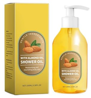 Olio da bagno morbido, idratante, formula nutriente e lenitiva per una pelle morbida, idratata (100 ml) GwL25 (giallo, 4,5 x 4,5 x 12 cm)