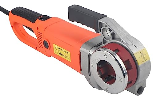 Sustvita Rohrgewindewerkzeug, 2300W tragbarer Handheld -Ratschen -Rohrgewinde -Kit, elektrische Rohrgewindemaschine, 1/2, 3/4, 1, 1-1/4, 1-1/2, 2 Zoll