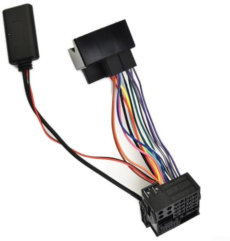 Bluetooth AUX Audio Kabel Adapter Kompatibel mit E39 E53 E83 X3 Z4 E85 MINI R50 R52 R53 CD Radio Navigation, unterstützt BT 5.0 Musikstreaming