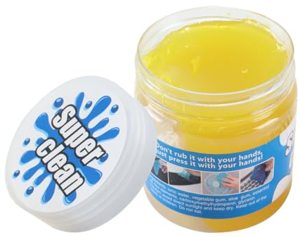 Durlo Gel de Nettoyage de Voiture, de Clavier, pour claviers PC, détails de Voiture et électroniques, 160 g