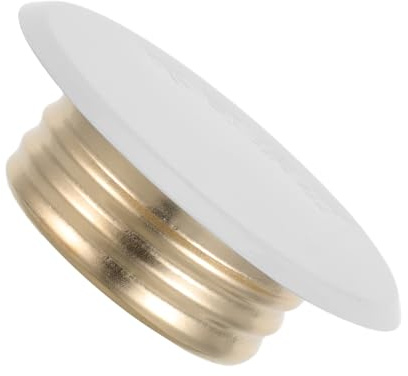 Angoily Lot de 4 Garnitures D'arrosage en Laiton Blanc pour Tête de Sprinkler Encastrée, Diamètre Extérieur 87 Mm, Accessoire Discret pour Plafond, Compatible Équipements