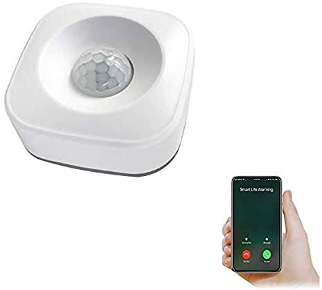 Yueyang Smart Motion Detector Wireless Wifi for Home, PIR Infrared Motion Detector for Safe Home and Office, Works with SmartLife App