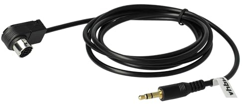 vhbw AUX Kabel Radio (60 cm) kompatibel mit Alpine CDA-9886R | CDA-9857R, CDA-9884R, CDA-9885R, CDA-9883R Auto, Autoradio