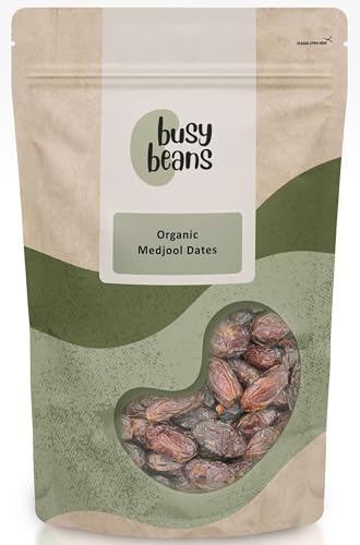 Organic Medjool Dates - Certified Organic - by Busy Beans Organic (500g)