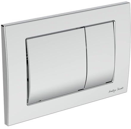 Armitage Shanks S0858AA Septa Pro M1 Toilet Flush Plate, Chrome