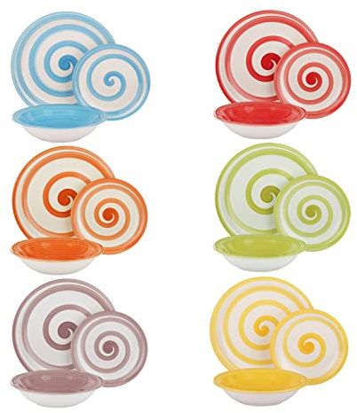 Juego de 18 platos Hypno