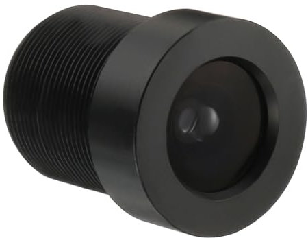 sourcing map 3.6mm CCTV Camera Lens 720p F2.0 FPV Wide Angle Security Camera Lens M12 Threaded Dia for IP Camera Panoramic, Black