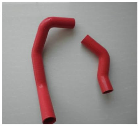CXVFY/Tuyau de radiateur en silicone compatible RX7 FC3S S4 S5 noir(Rot)