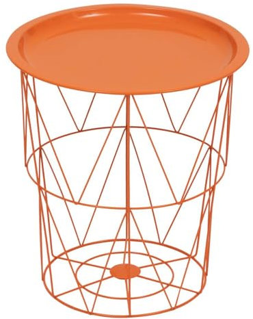 Atmosphera - Mesa Auxiliar Kumi Naranja 40x37x37cm