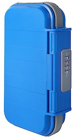 Coffre-fort, coffre-fort domestique, Boîte de rangement sécurisée Mini boîte peut être verrouillée for la sécurité des voyages Boîte de séchage étanche Protéger avec un coffre-fort à manille en acier