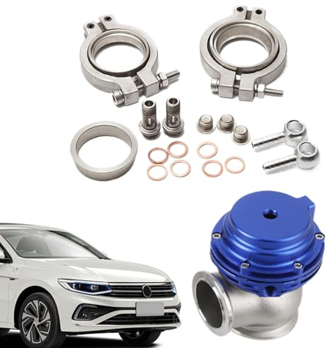 Soupape de soufflage pour turbo,vanne de soufflage, Turbocompresseur externe de collecteur d'échappement Turbo de 38MM avec bride, Soupape de décharge externe, soupape de décharge de turbocompresseur